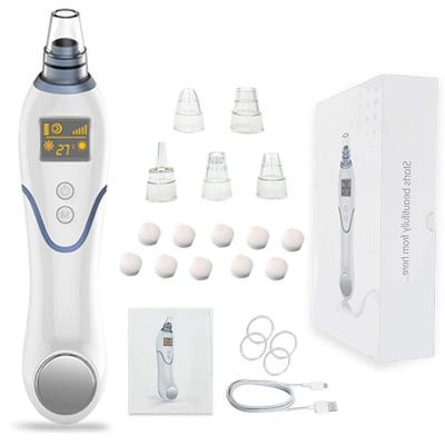 China Electric Hot Pimple Removal Vacuum Suction Passionate Face Acne And Blackhead Treatment Blackhead Deep Cleansing Remover for sale