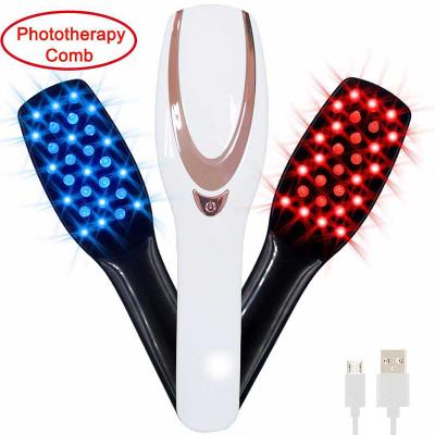 China Multifunctional Beauty Equipment Mini Electric Laser Brush Hair Combs For Hair Regrowth for sale