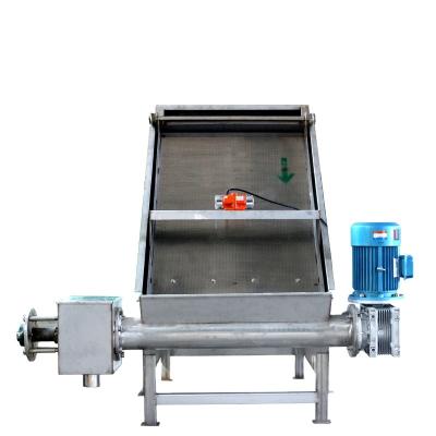 China Cutting Type Inclined Screen Solid Liquid Animal Waste Water Separator for sale