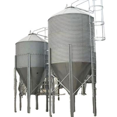 China DebuggingFor poultry and pig farm feed storage rig and silo galvanized feed bins or feed tower for pig farm project grain storage silo for sale