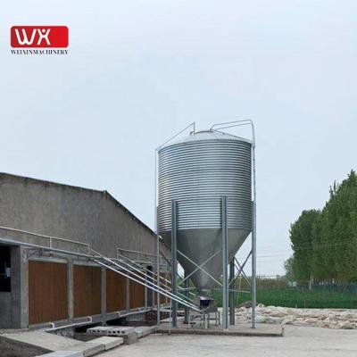 China For poultry and pig farm small feed storage silo poultry feed farming silo price for sale