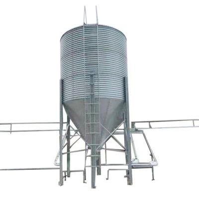 China Poultry farm used feed storage hot sale fiberglass silo/feed tower/fiberglass reinforced feed plastic silo for sale for sale