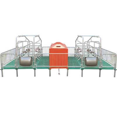 China Add thick galvanized pipe and compound bed legs nursery equipment keeping bed,piglets keeping steel net bed/pig farm equipment/pig nursery cage for sale