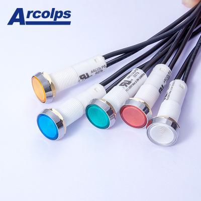 China Warehouse Arcolps Pa66 Red/amber/green/blue/clear Rgb Cycle Indicator Light for sale