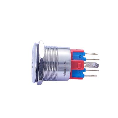 China Original ON-OFF Color Ring Power Alumina Spherical Mini Led Push Switch Button for sale