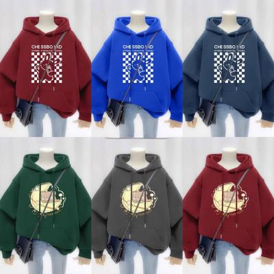 China Anti-wrinkle autumn and winter women's outdoor sportswear hoodie custom printed women's hoodie for sale