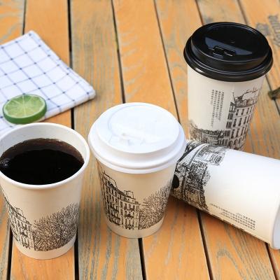 China Disposable Eco-friendly Disposable Paper Coffee Cup for sale