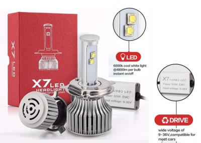 China Automotive H4 6000K Latest Led Headlights 120W 9600Lm X7 LED Fog Light Bulb for sale