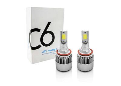 China Bright Auto Led Headlight C6 COB Led Headlight Kit 3800LM 36W H11 H4 H7 9005 9006 for sale