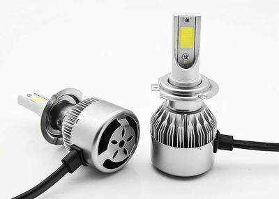 China Bright C6 Led Headlight Bulbs All in One Kit H7 H11 H4 6000K Cob Car Headlight for sale