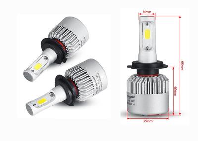 China 8000LM COB S2 Led Headlight H7 , Car LED Headlight Kit 72W 6500K for sale