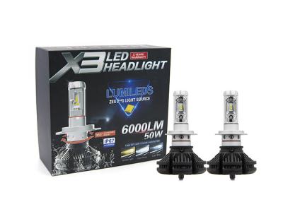 China Evitek Car X3 Led Headlight H7 H9 H11 Led Headlight With Canbus for sale