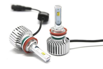 China Tri- Colors T5 CSP Led Headlight H11 H7 9005 9006 Auto Led Headlight Bulb for sale