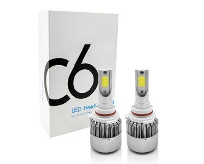 China 3800LM C6 COB Chips 36 Watt H4 H7 9005 led Bulb 6000k Energy Saving for sale