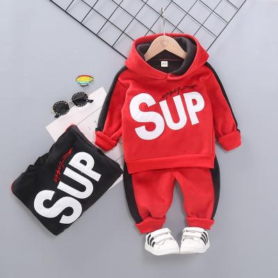 China New Children's Clothing Boys Girls Casual And Baby Long Sleeve Kid Wear Sets Sports Two Piece Sets Spring And Autumn Sweatshirt for sale