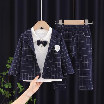 China Wholesale Price Fashion Casual Good Quality Boys Fall Spring Autumn Baby Suit Three-Piece Suit Clothing for sale