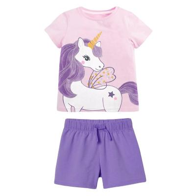 China Summer Cotton Casual Shorts Shirt And Shorts 0-6 Years Clothing Sets Baby Clothes for sale