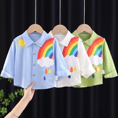 China Wholesale New Autumn Sublimation Goods Stain Breathable Custom Made Unisex Baby Long Sleeve T-shirts 100% Cotton Kids Shirt for sale