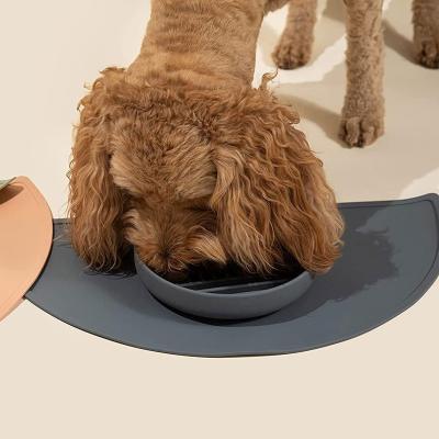 China Wholesale Price Stocked High Quality Durable Puzzle and Slow Feeder Silicone Dog Bowl with Suction Cups for sale