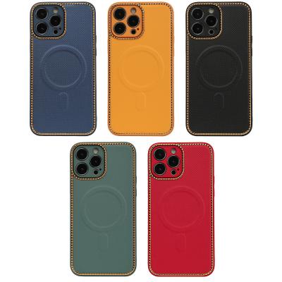 China Factory Wholesale Waterproof TPU+PC Lining Somostel Fundas China Leather Magnetic Cover 11 Pro Max Mobile Phone Case For iPhone 12 13 14 for sale