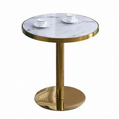 China Other Modern Gold Mable Coffee Table With Metal Luxury Low Tables for sale