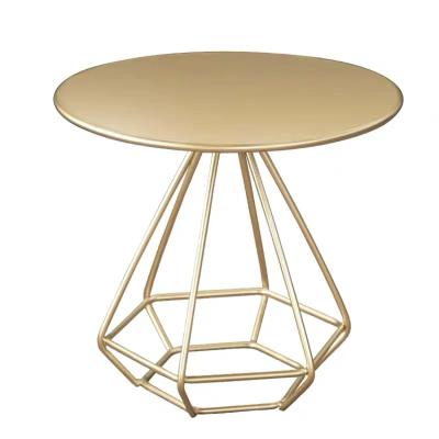 China Other Factory Wholesale Balcony Nordic Modern Gold Small Luxury Living Room Tea Table for sale