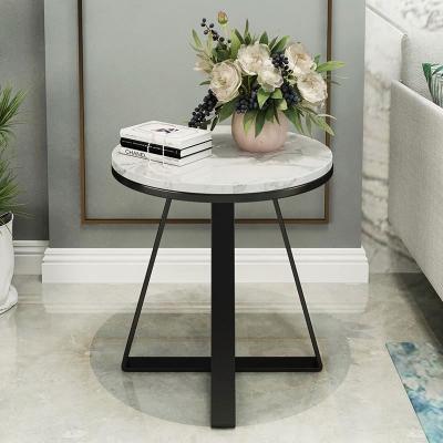 China Other sofa Nordic light luxury corner several small round table living room side cabinet marble side coffee table for bedroom for sale