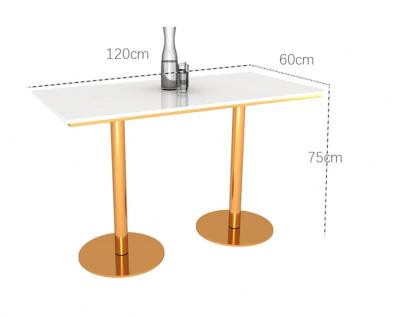 China The other Nordic light luxury marble home postmodern minimalist rectangular rice table dining table and chair combination dining table for sale