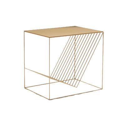 China Wholesale Industrial Art Design Bedroom Bedside Cube Metal Side Wire Night Stand Table(Other)Adjustable From China Factory for sale