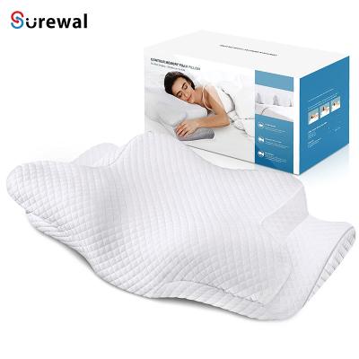 China Anti Dust Mites Memory Foam Cervical Pillow Odorless Neck Pillows For Pain Relief Orthopedic Contour Rests For Sleep for sale