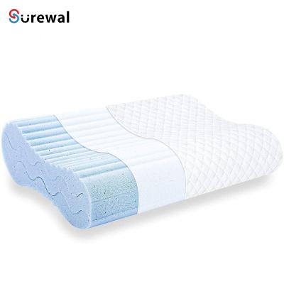 China Anti Dust Mite Adjustable Layer Gel Infused Memory Foam Pillow With Pillowcase Breathable And Washable Super Durable Sleep Cooling Pillow for sale