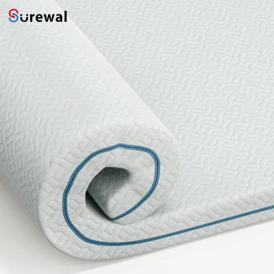 China 3 Inch Gel Memory Foam Cooling Mattress Topper Soft Cooling Bed Mattress Topper with Cover and Removable Washable Adjustable Straps for sale