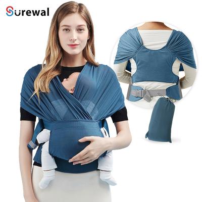 China Baby Safety Carrier Surewal Wrap Baby Carrier, Gray Stretchy Infant Sling, Perfect for Newborn Babies for sale