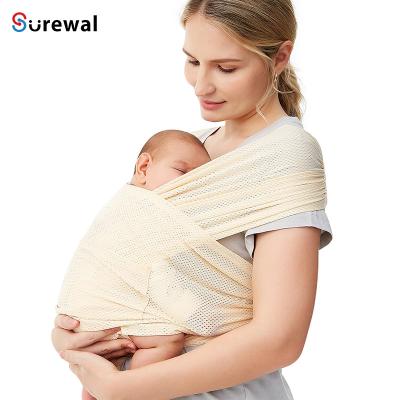 China Baby Safety Carrier Surewal Baby Wrap Carrier Slings, Easy To Use Infant Carrier Slings, Adjustable Baby Carriers For Newborns for sale