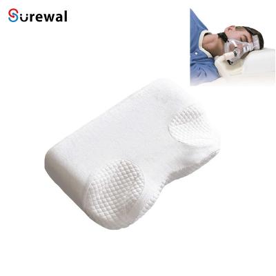 China Anti-Static Memory Foam CPAP Pillow For Side Sleepers With Pillow Case Medical Pillow Reduces Full Mask Pressure And Air Leakage for sale