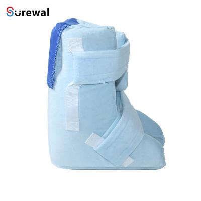 China Bent Heel Protector Cushion Foot Boot for Feet Swollen Foot Rest Cushion with Gel Pad for Recover Post Surgery for sale