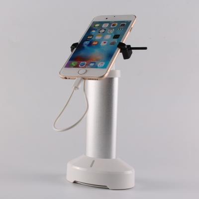 China COMER Security mobile phone display stand CE RoHS certification grip alarm holder for sale