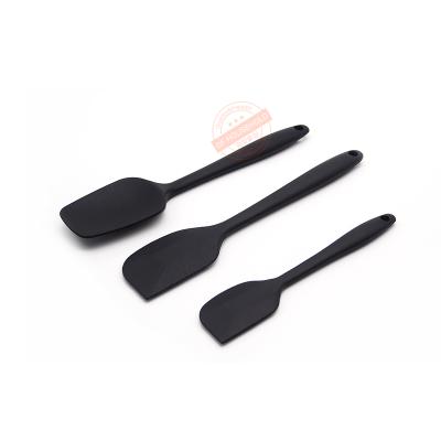 China Stocked BPA Free Silicone Baking Spatula Small Server Non-Stick Scraper Tool Kit Utensil Kitchen Spatula for sale