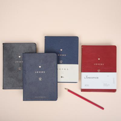 China Promotion\business\school supplies hot sale PU cover notebook school\office 2023 with logo hotstamping on cover/edges foil printing for sale