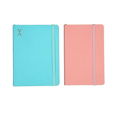 China New 2023 PU Leather Hardcover Book Custom Logo Custom Color Notebook Custom Made For Promotion for sale