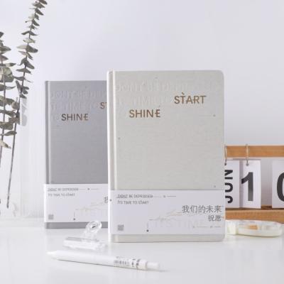 China Promotion\Business\School\Promotion\Business\Best Selling White School Kraft Paper Foil Printing Hardcover Book Notebook Stationery\officeOffice 2023 For School Supplies for sale