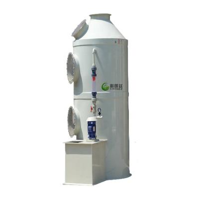 China Waste Gas Plant Purification Desulfurization PP Organic Industrial Acid Mist Spray Fgd Absorber Scrubber Jet Tower for sale