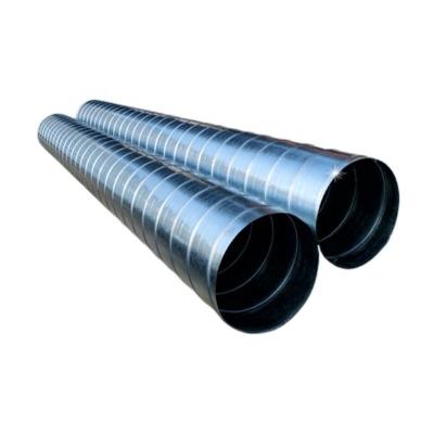 China Industrial Galvanized Air Conditioner Fire Exhaust Stainless Steel Duct Carbon Steel Weld Spiral Duct Fitting for sale