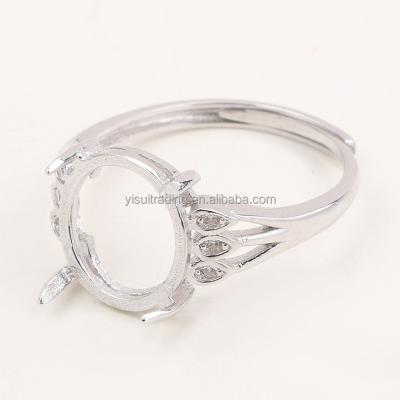 China Classic Claw Ring Base - Claw Ring Base Setting 925 Sterling Silver Tray Jewelry Finding Fashion Bezel Buying for sale