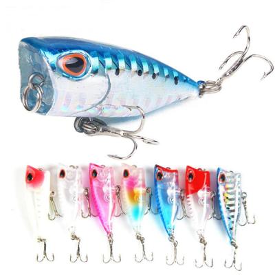 China Newest Model 4cm/3.3g Lure New Artificial Bait Hard Bait 7 Color Wave Crawling Freshwater Fishing Tackle for sale