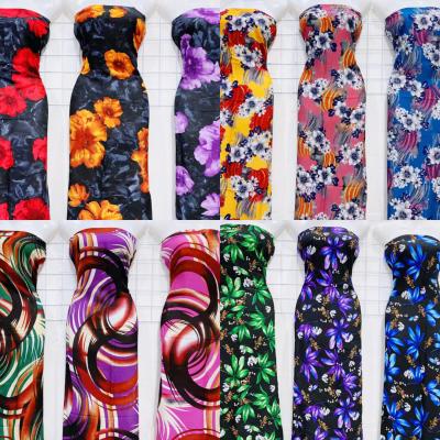 China Stretch Factory Price Goods Ready Manufacturer Rayon Fabric 100% Digital Printing Viscose Fabric For Dress for sale