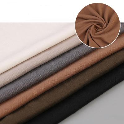 China Stretch Apparel Textiles Garments Knitted Plain Dyed Modal Varley Fabric Polyester Fleece Fabric for sale