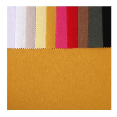 China Cheap face fusible double weft spandex textile products crepe polyester spandex sheer fabric for sale