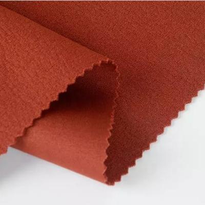 China Thick supply antistatic Chinese weft knit scuba crepe materials stocklot fabric polyester for sale