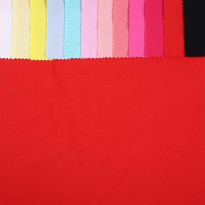 China Memory china weft knitted medine silk crepe double telas poliester scuba fabric red sport wear for sale